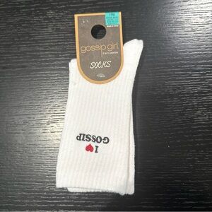 NEW Gossip Girls Socks 1 Pair SZ 4-7